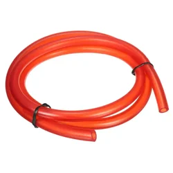 Enhanced Fuel Line Hose | Durable Rubber Petrol Tube | Gas Oil Pipe Replacement (Red)