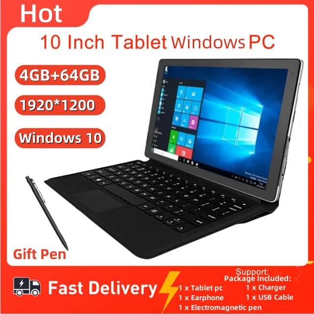 Gift Pen 4gb Ddr3 Ram 64gb Emmc 10 1 Inch Y10 Windows 10 Tablet Pc 64.png