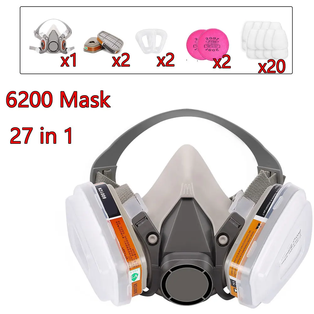 3M Maschera 4251 Per Pittura A Spruzzo E Impregnanti – Confortevole, Leggera E Con Valvola Di Esalazione