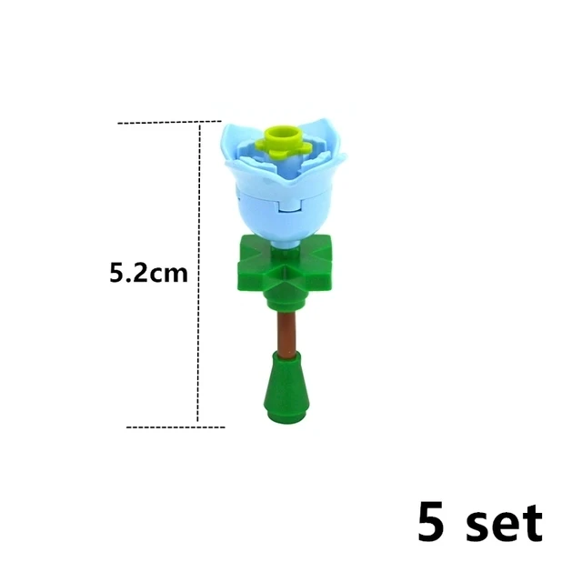 City Friend Creative Building Blocks Set - Plant and Tree Accessories