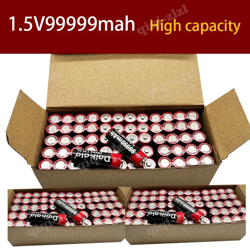 

2-60PCS 2023 New AA Battery 99999 MAh 1.5V Rechargeable Battery AA for Flashlights, Toys, Mice, Microphones, Etc.+Free Shipping