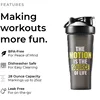 Shake Cup for Meal Replacement Fitness Sports Water Bottle Large Capacity Portable Protein Cup With Measurement Markings 4