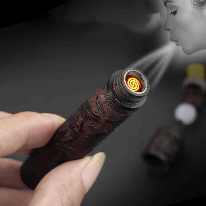 

2023 New Type Folding Lighter Metal Windproof Rechargeable Lighter, Flameless Tungsten Cigarette Lighter, High-end Gift for Men