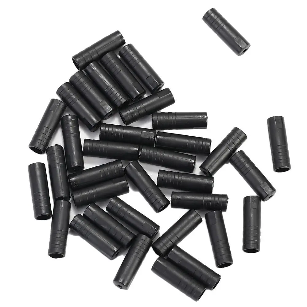 100pcs 4/5mm Black Mountain Bike Brake/Shift Cable Caps Brake Outer Cable End Tips Cycling Parts Replacement Bicycle Accessory