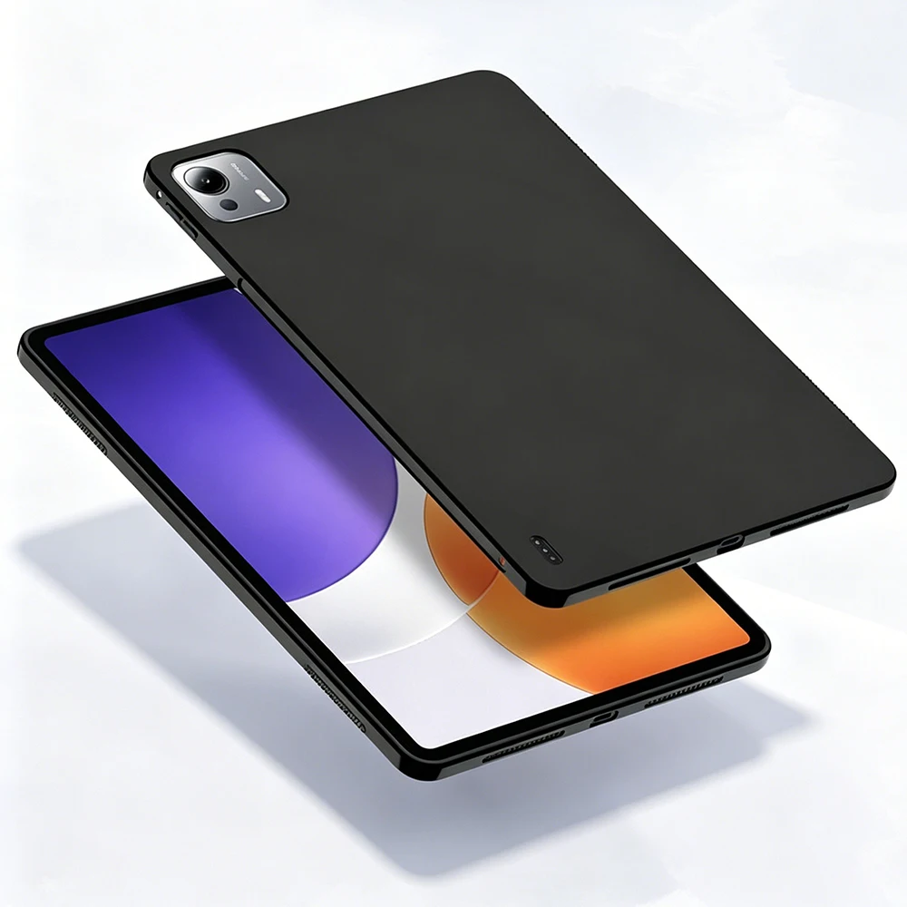 Tzion Soft Silicone Black Tablet Case - Sleek and Durable Protection