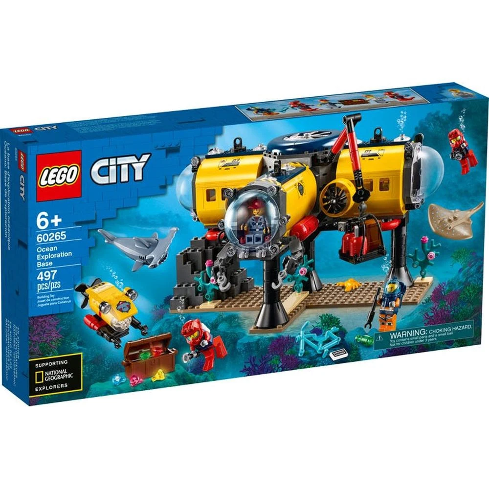 Конструктор LEGO City Океан: исследовательская база 60265 | AliExpress