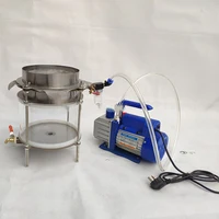 Oil Filter Press Machine 750W Peanut Sesame Canola Automatic Separator Rapeseed Edible Vacuum Hot Cold Filtration Equipment 1