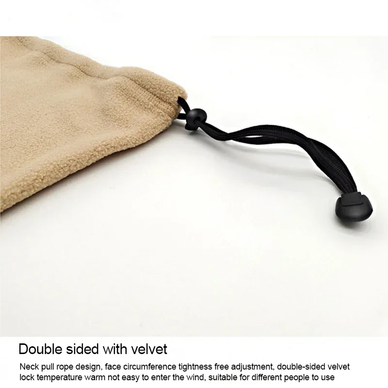 Neck Tube Scarf Fleece Warm Winter Windproof Neck Tube Scarf for Men Women Bandana Neck Cover Cycling Ski