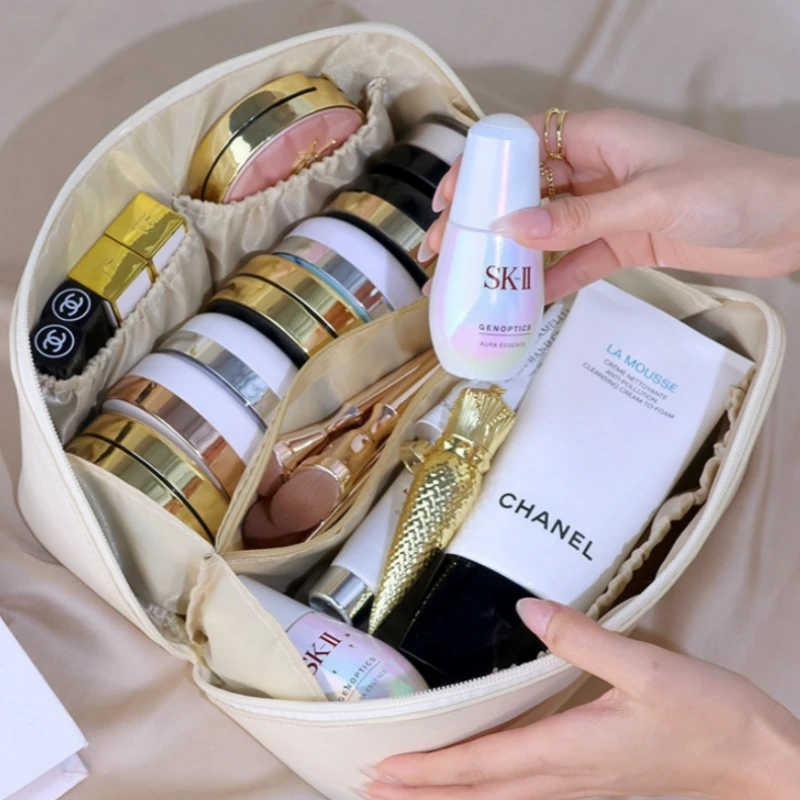 Travel Makeup Bag Make Up Skincare Holder Storage Box Cosmetics Organizer Plastic Container For Bathroom Dressing Table Home 3