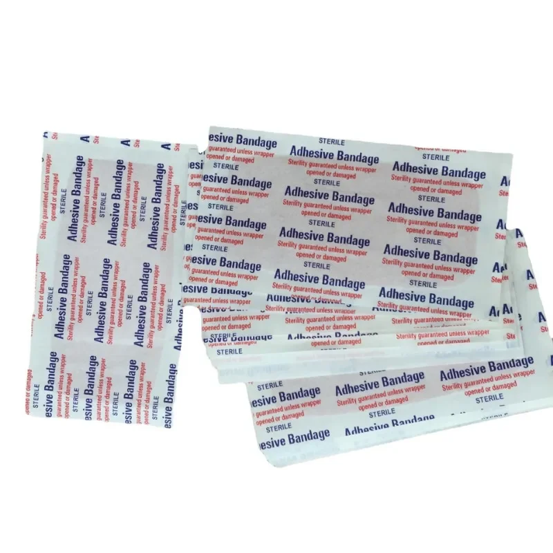 50pcs/set 5x10cm Large Patch Band Aid for First Aid Wound Dressing Patches Plasters Adhesive Bandages Skin Color Woundplast 3