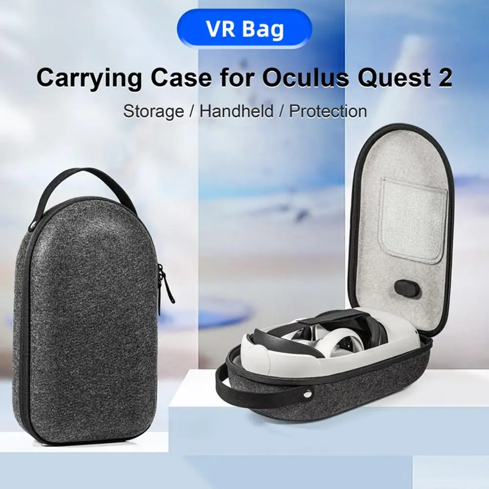 

Vr Carrying Compatible For Meta Quest 3 Compatible For Quest 2 Hard Large Space Bag Vr Accessories Y8x7