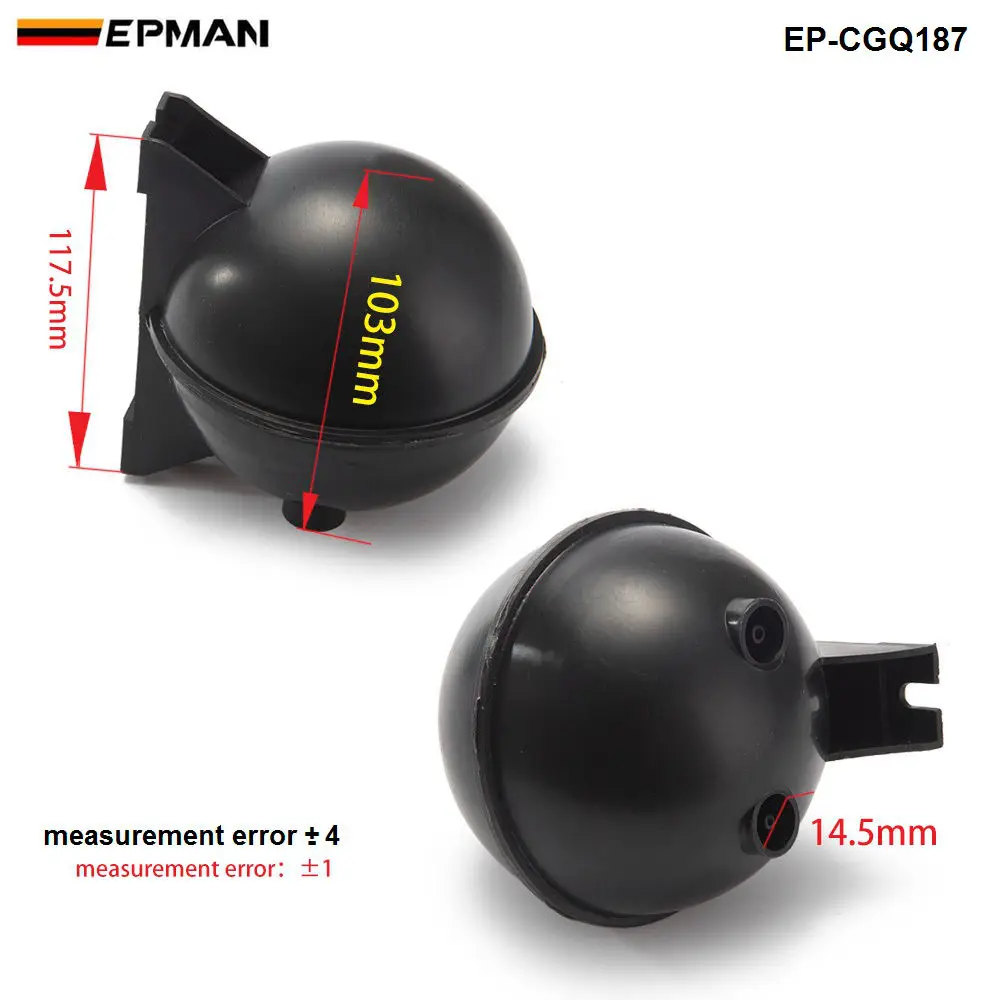 Vacuum Pressure Control Reservoir Vacuum Storage Canister Ball For Heater AC Tank 47076 EP-CGQ187