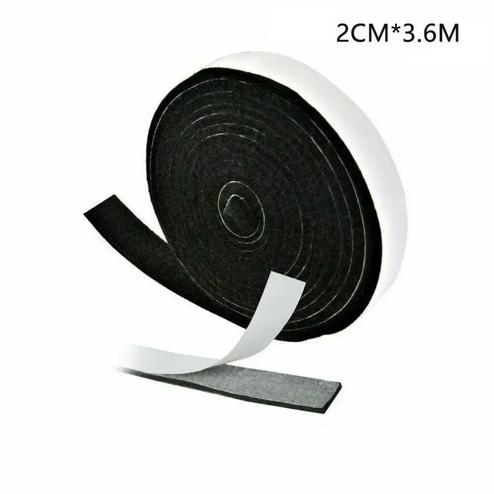 2cm*3.6m Fire Resistant Fiber Sealing Flame Retardant Strip Grill Gasket Tape Seal Strip For BBQ Kitchen BBQ Tools Accessories