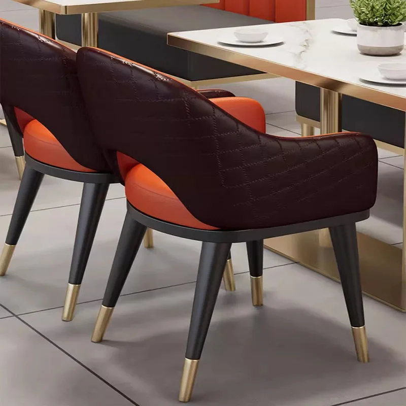 Comfortable Lazy Restaurant Chair Minimalist Vintage Regale Hotel Restaurant Chair Cadeiras De Jantar Furniture