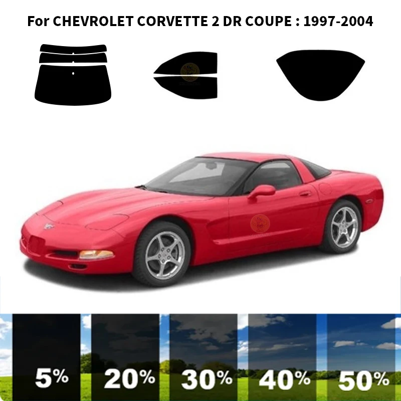 

Precut nanoceramics car UV Window Tint Kit Automotive Window Film For CHEVROLET CORVETTE 2 DR COUPE 1997-2004