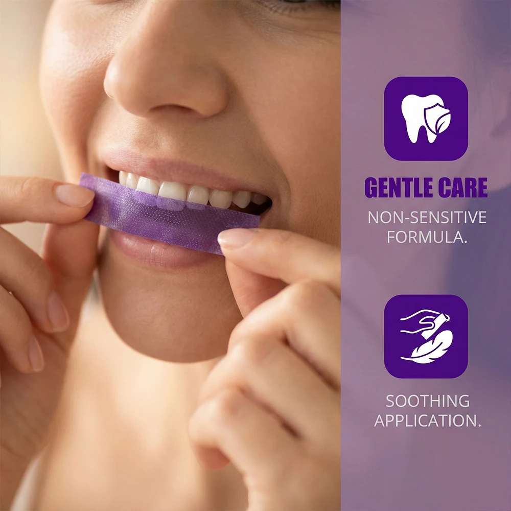 Teeth Whitening Strips Cleaning Dental Yellow Plaque Stains Removal Bleacher Restore Bright Tooth Oral Hygiene Care_voghion.com