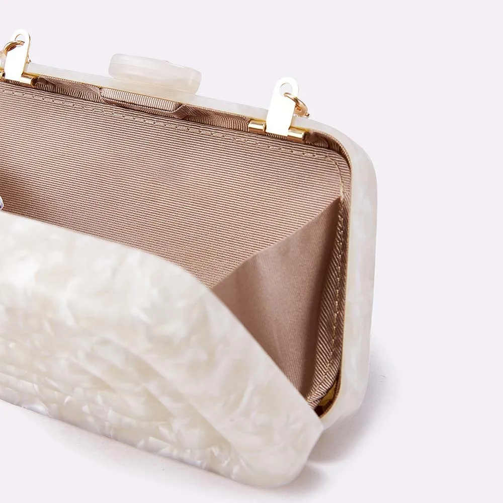 NEW Brand Marble Female Bride Wedding Clutch Bag Crossbody Bag Women Luxury Party Messenger Day Acrylic Evening Purse