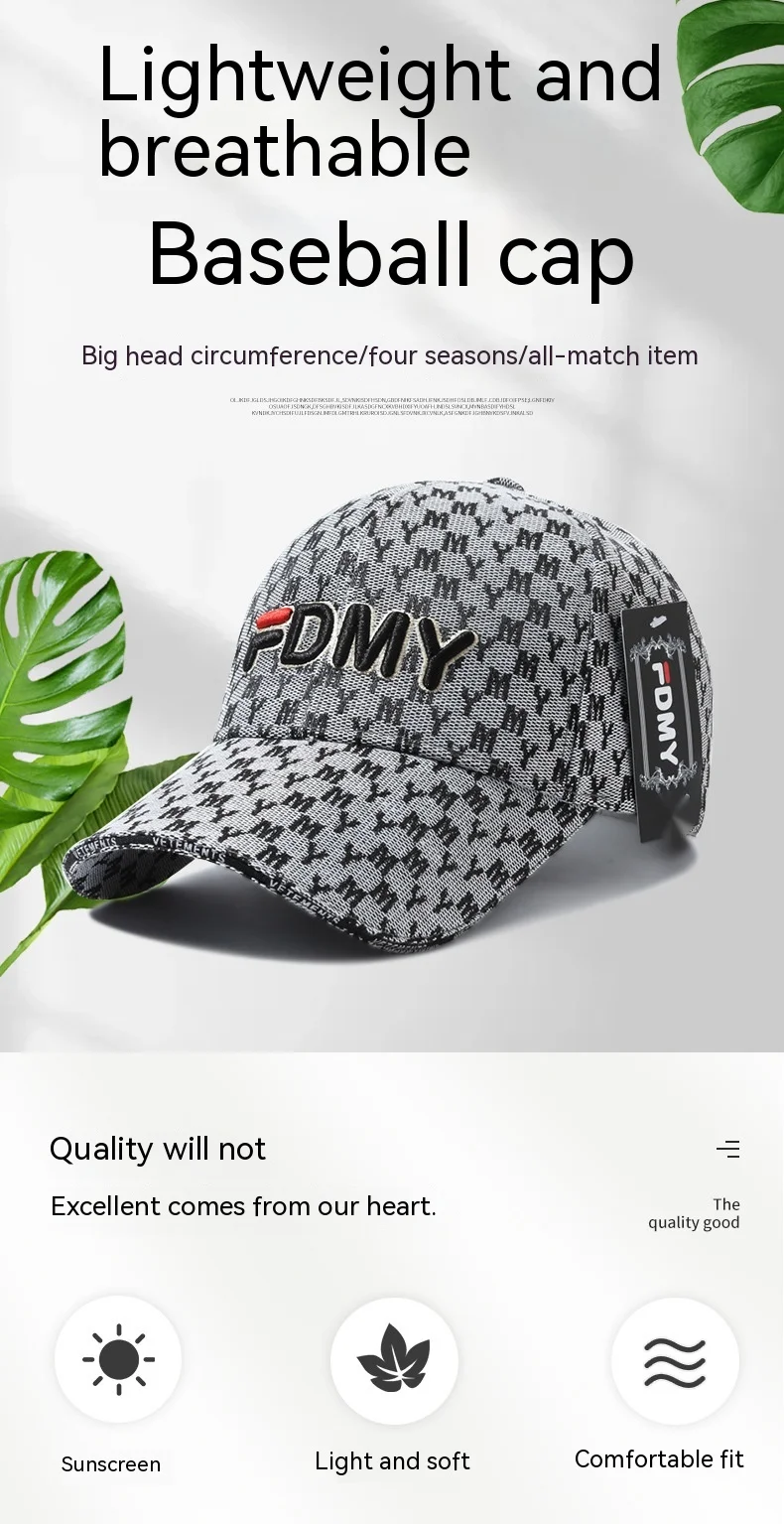 Unisex Baseball Cap With Letter Jacquard Design For Spring Autumn_voghion.com