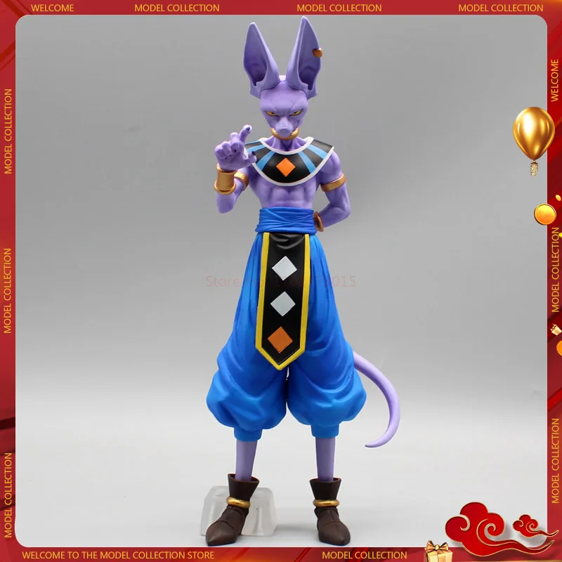 In Stock New 25cm Anime Dragon Ball Z Beerus Figure Super God Of Destruction Figures Collection Model Toy For Children Gifts