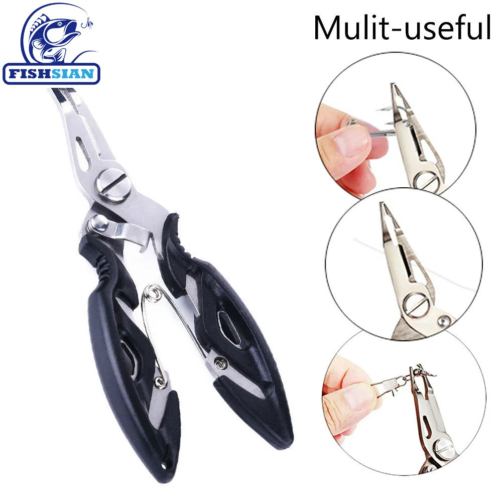 Fishing Plier Scissor Braid Line Lure Cutter Hook Remover Tackle Tool Cutting Fish Use Tongs Scissors Multi Function | Спорт и