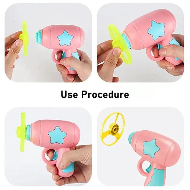 Funny Cat Toy Interactive Launch Pet Training Toy For Kitten Mini Flying Disc Shooting Gun Chasing Games Cat Toys Pet Supplies 6