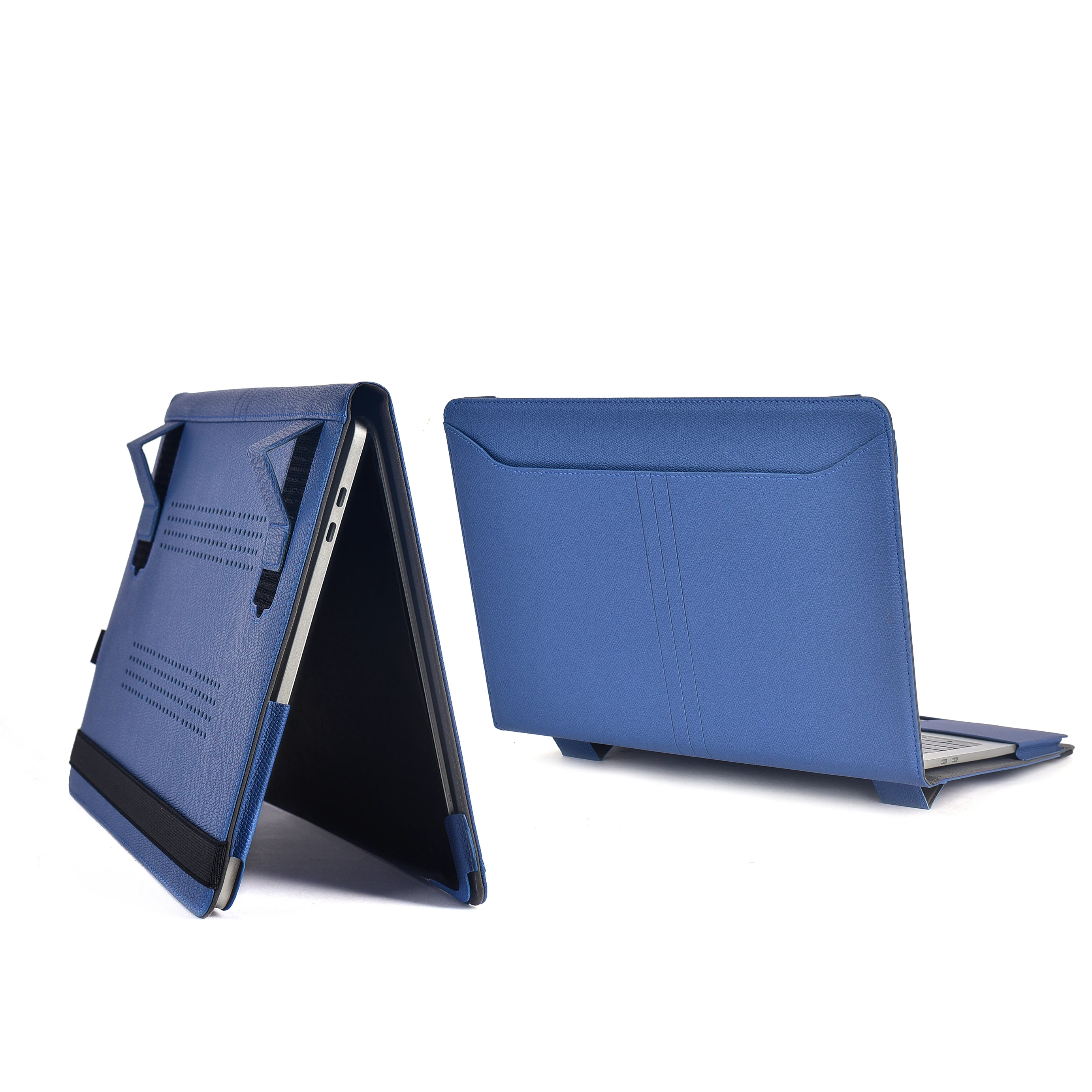 Estojo de Couro do Macbook Air pu com Aberturas e Função de Suporte 13 Polegada 2023 20232023 2023 A2337 m1 A2179 A1932