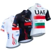 New 2025 Cycling Clothing UAE Team Cycling Jersey Men Summer Road Bike Maillot Vest Ropa Ciclismo Breathable Bicycl Tshirt 1