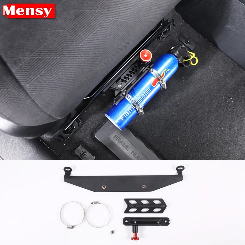 

Aluminum Alloy Black For Honda Pilot 2015-2022 Car Passenger Seat Fire Extinguisher Bracket Car Interior Accessories