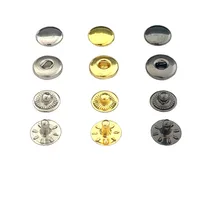 100-500Set Wholesale 8mm Mini Metal Press Studs Sew Button Snap Fasteners Make Doll DIY Bag Shoes Garment Clothes Leather Supply 2