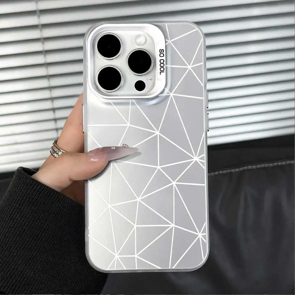 New Stylish Silver IMD Phone Case
