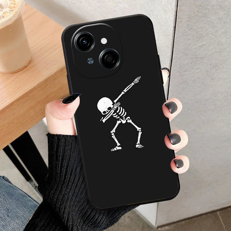Luxurious Shockproof Black TPU Silicone Phone Case - Soft Protective Back Cover