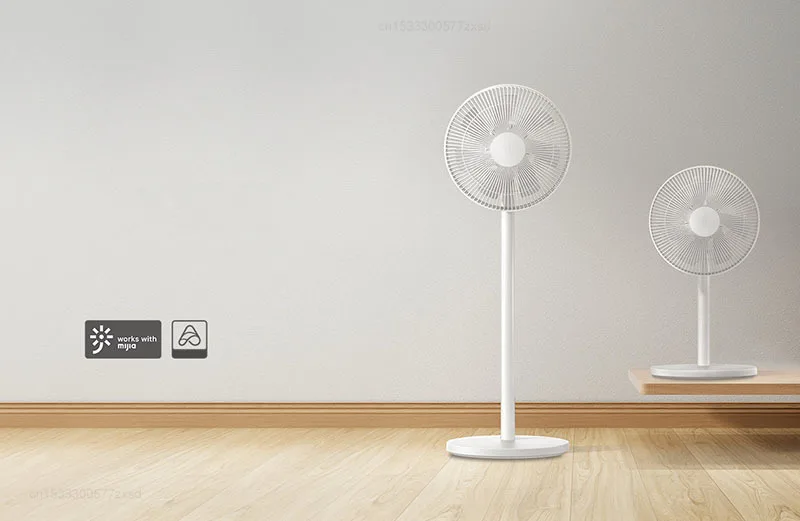 Description Picture 3 of itemIconic Brand Mijia Wired Floor Fan With 7-Blade Large Airflow,Convertible Desk & Floor Use,90° Ultra-Wide Range,Electric Fan For Home