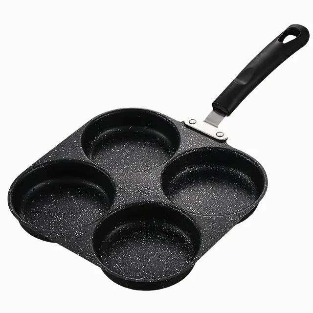 cast iron outdoor cooking pan with a heat-resistant handle for campervan and motorhome kitchens.