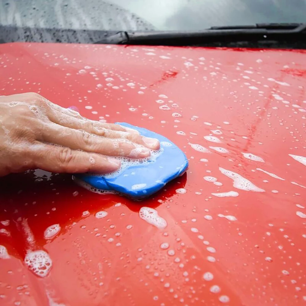 5Pcs Vehicle Detailing Magic Cleaning Mud Blue Auto Detailing Cleaner Car Washing Mud Auto Detailing Cleaner Tool
