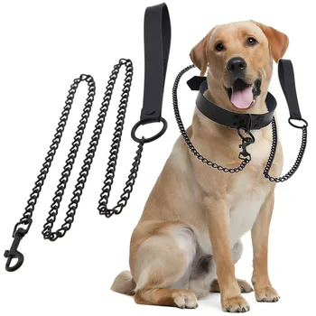 Durable Metal Dog Chain Leash 1