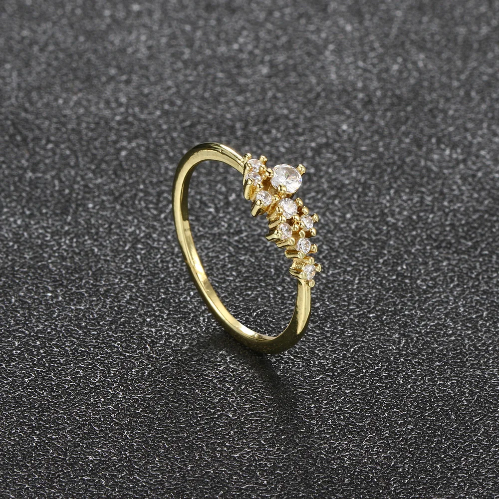 light weight gold ring design for women | By J J JewellersFacebook