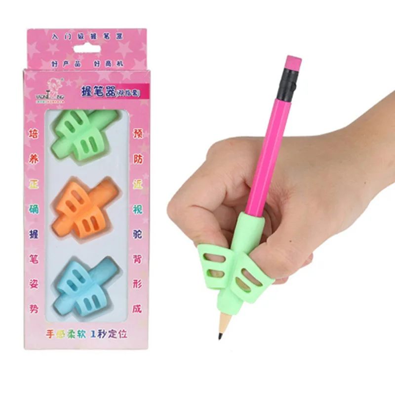 

3Pcs Children's Handwriting Pencil Holder Baby Pencil Holder Suitable For Beginners Preschoolers Kindergarten Children