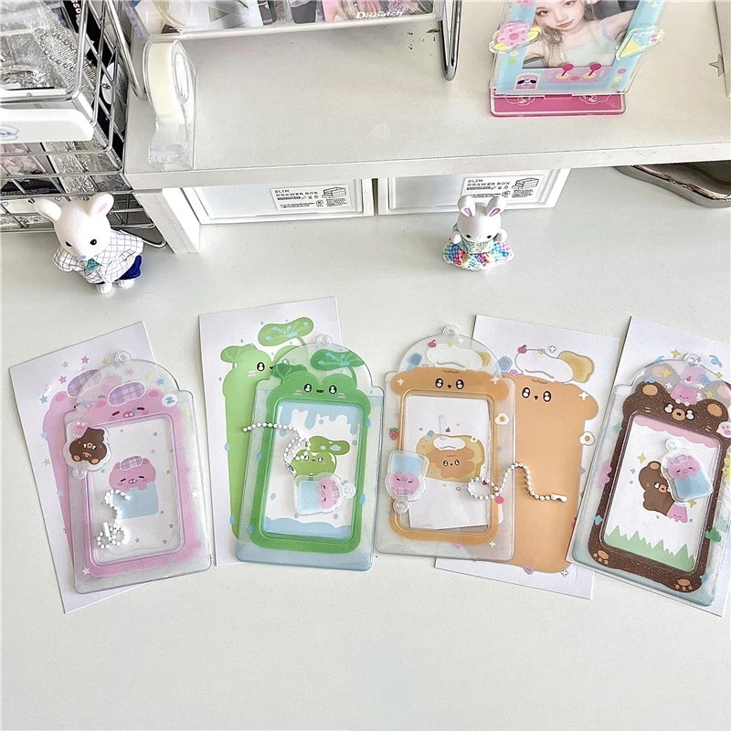 Kpop Photocard Holder Idol Card Dsiplay Frame Kawaii Photo Album Photo Card Case Frames Kpop Accsesories 포토카드 용품 photo frame