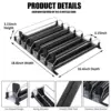 Drink Organizer Soda Can Dispenser Spring Push Canned Beverage Push Rack Holds 6 Rows Canned Storage For Kitchen Refrigerator 1