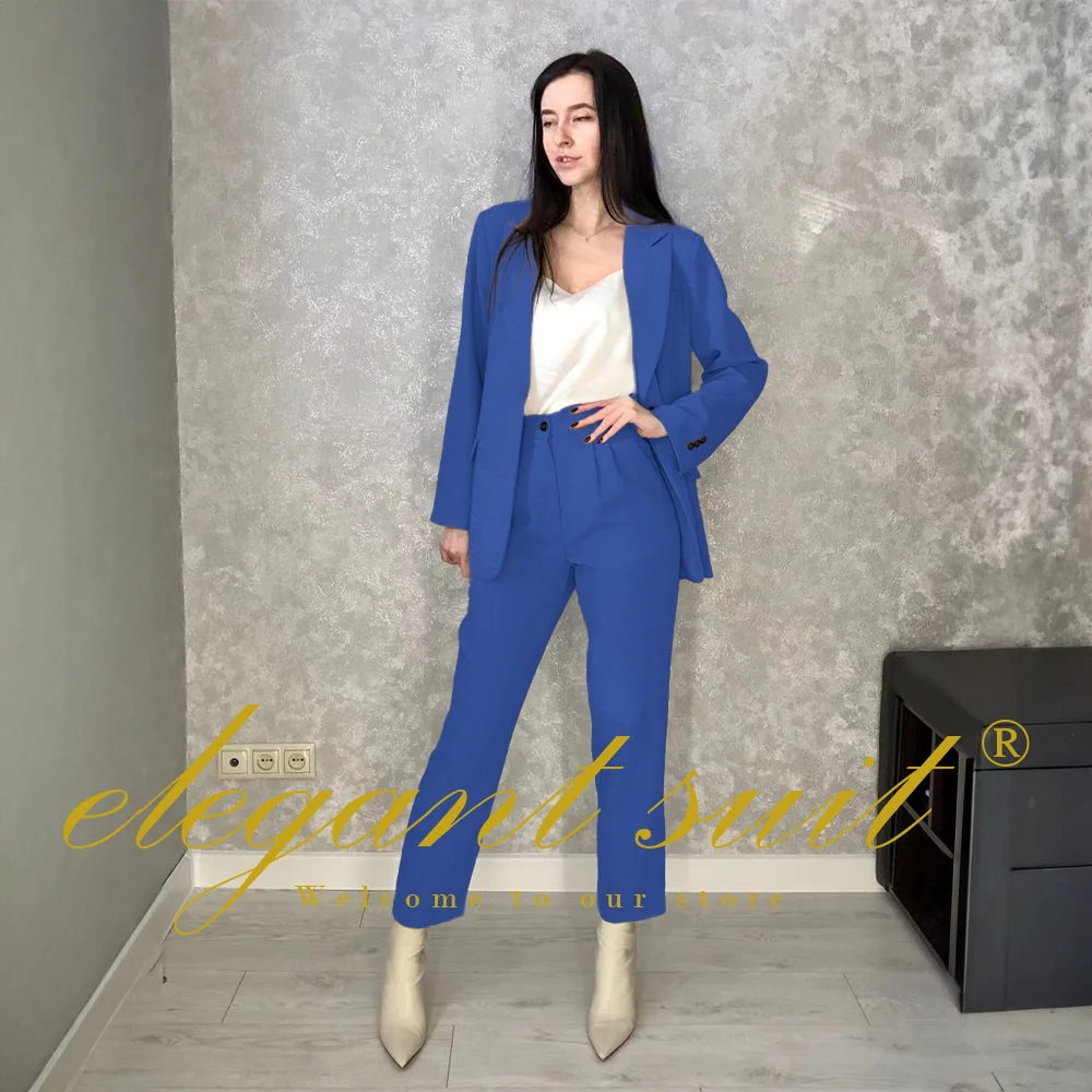 Fashionable Women's Khaki Suit Pants Suit 2 Piece Single Button Suit Suitable for Casual Events Party Daily Wear