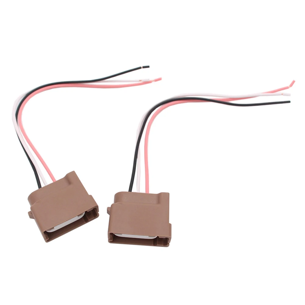 2Pcs 고품질 헤드램프 라이트 소켓 피그테일 커넥터 포드 F150 250 350에 적합한 방향 지시등