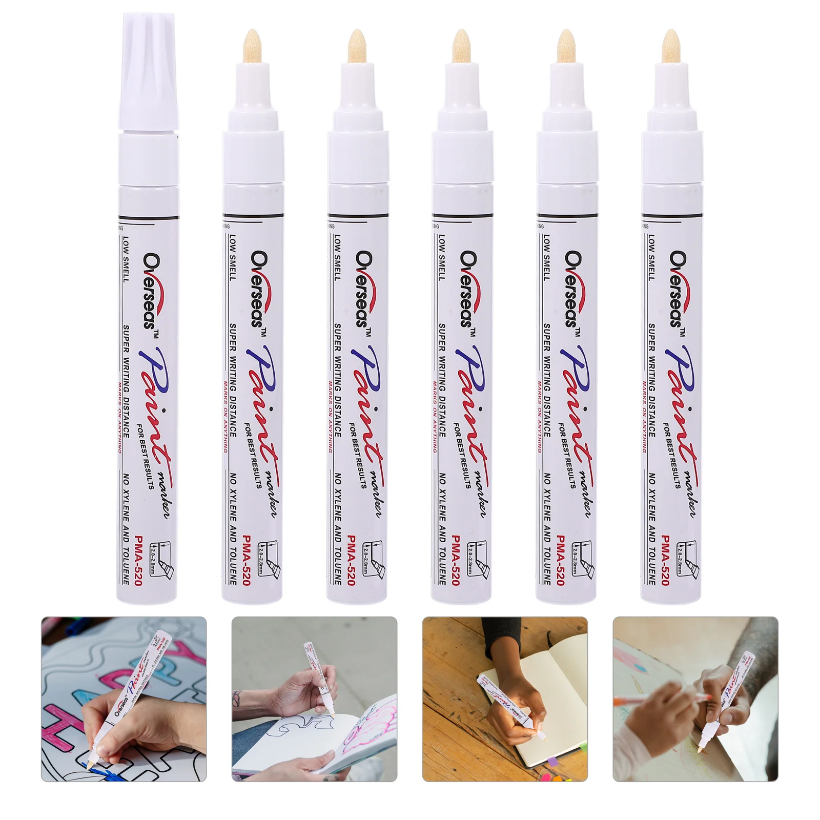 

Paint Pens Kids Colored Painting Marker Pens Art Crafting Paint Pens tire touch-up pen car paint pen DIY tire graffiti pen