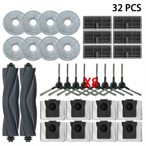 For Dreame D20 Ultra / L10s Ultra CE Robot Vacuum Cleaner Accessories Main Side Brush Mop Cloth Hepa Filter Dust Bag Spare Parts - Image 11