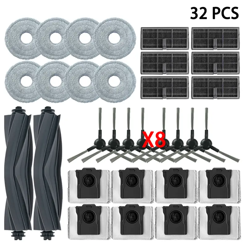 For Dreame D20 Ultra / L10s Ultra CE Robot Vacuum Cleaner Accessories Main Side Brush Mop Cloth Hepa Filter Dust Bag Spare Parts - Image 11