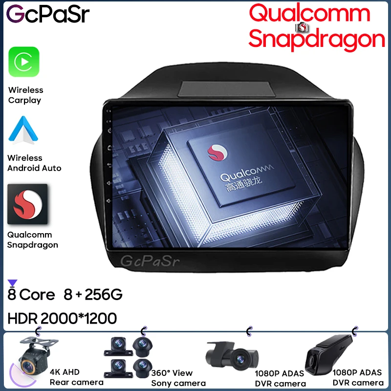 

Автомобильный радиоприемник Android плеер для HYUNDAI Tucson IX35 2011 - 2015 GPS-навигация Android Авто Стерео 5G Wifi видео No 2din