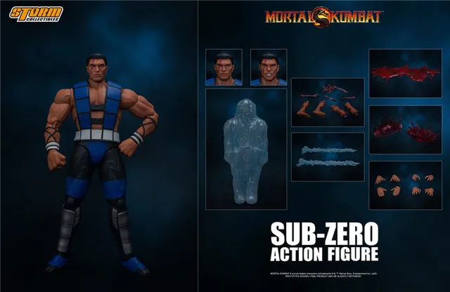 In Stock 100% Original Storm Toys Sub Zero Mortal Kombat 1/12 Game 