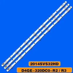 10 Kit LED backlight strip for UE32H4500 UE32H4510 UE32H4290 UE32H4000 UE32J4100 D4GE-320DC0-R3 D4GE-320DC0- R2 BN96-35208A