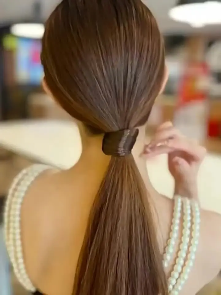 Elastici Per Capelli Con Fiocco, 2 Pezzi Retrò a Coda Di Cavallo