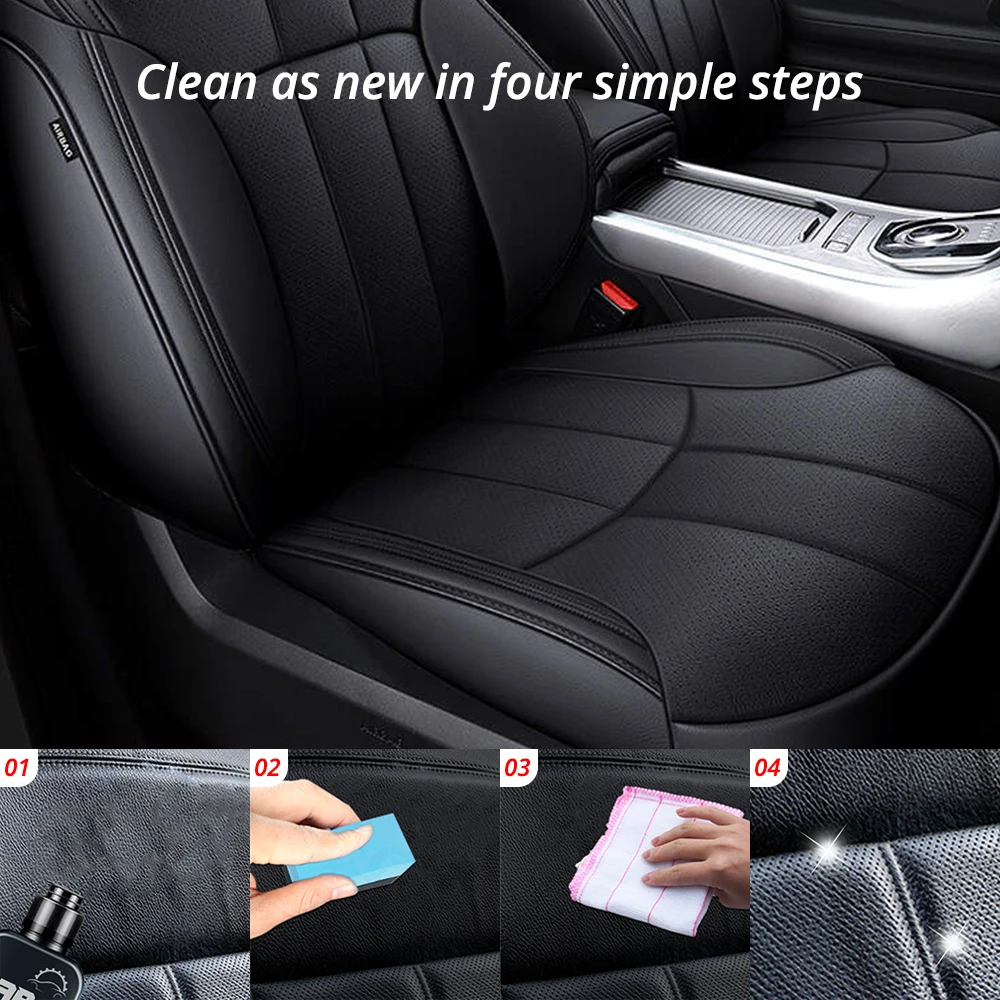 Car Restorer Agent 30/100ml Auto Plastic Leather Refurbishment  Washable Interior Refresh Dashboard Surfaces Care Dustproof images - 6