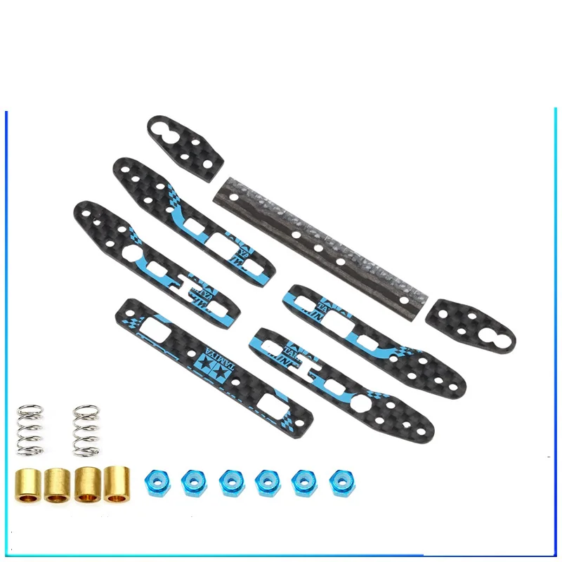 1SetOriginalTAMIYA2021CNCCarbonFiberTransferSpringFrontPlate